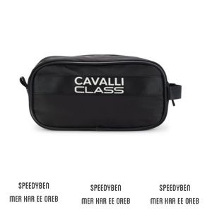 Cavalli Logo Toiletry Bag NWT